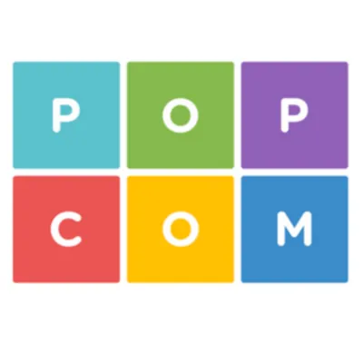 PopCom logo